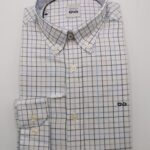 Camisa Gendive cuadro blanca