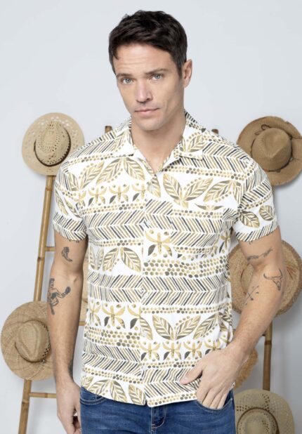 Camisa Sidecar Ubaldo hojas
