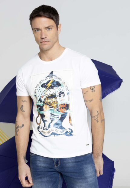 Camiseta Sidecar Miguel blanco
