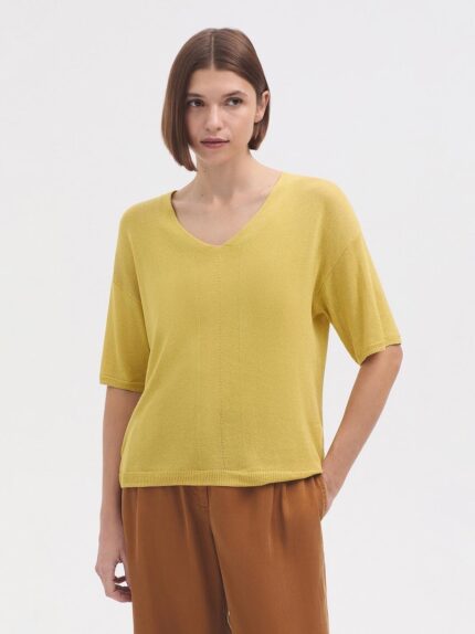 Jersey Nice Things pico punto amarillo