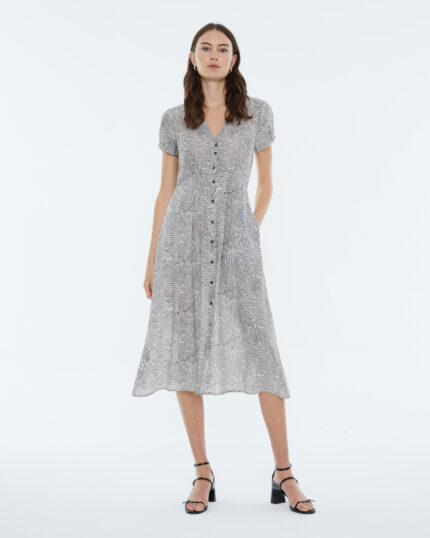 Vestido midi Andam mandalas