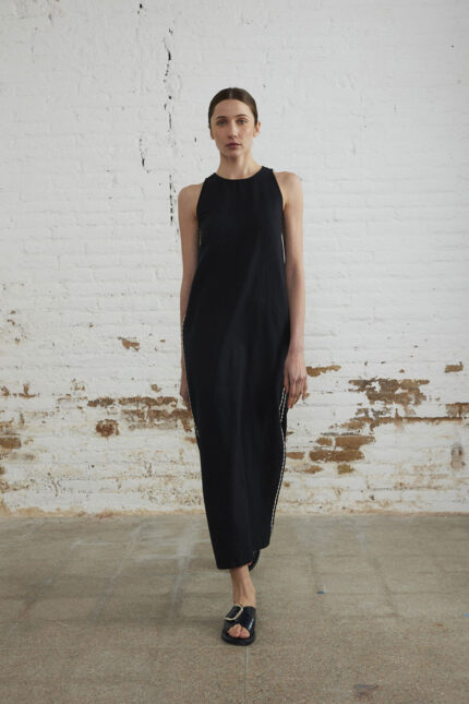 Vestido largo Sita Murt bordados negro