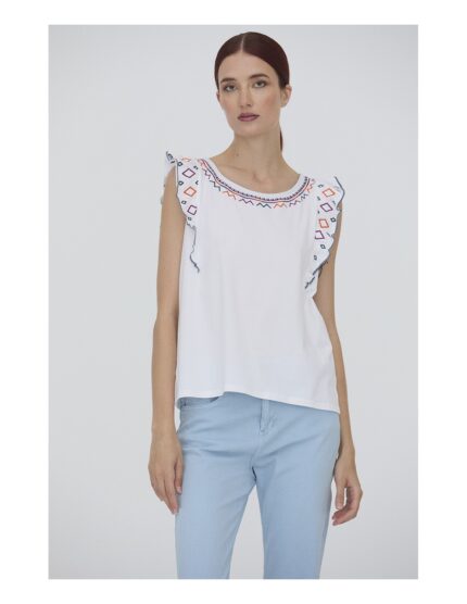Camiseta WNT Collection bordado