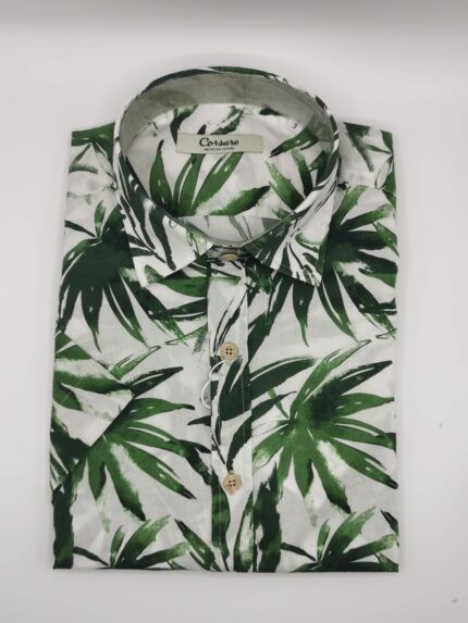 Camisa Corsare Venus estampada manga corta