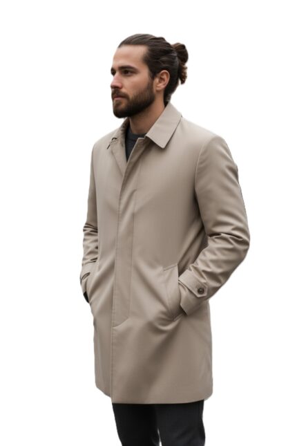 Gabardina Capelhi beige básica