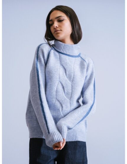 Jersey WNT Collection cuello alto trenzas