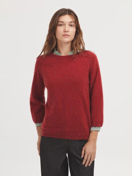 Jersey Nice Things rojo hilo moteado