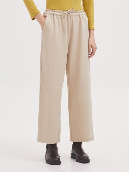 Pantalón Nice Things goma mezcla Tencel y algodón