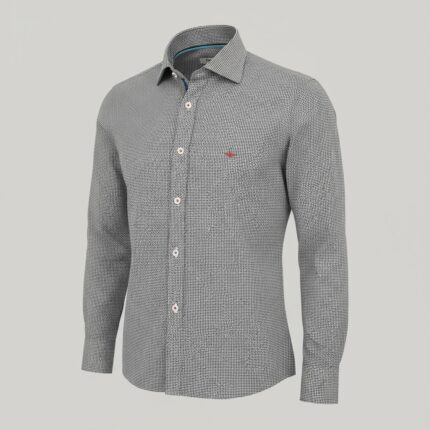 Camisa Corsare Catania microdibujo