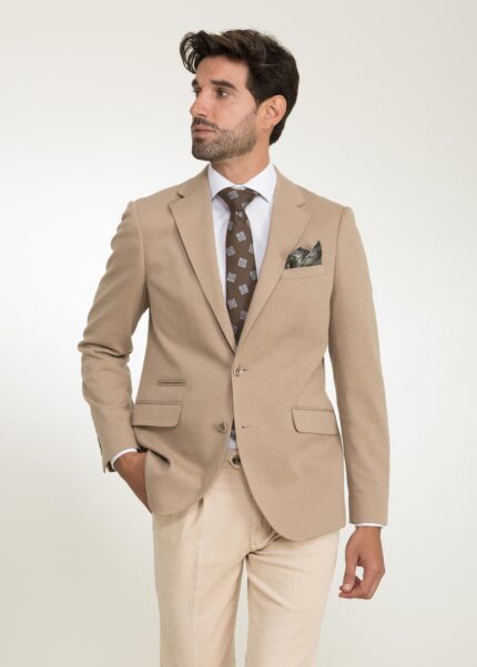 Chaqueta Bicycle Rota algodón beige