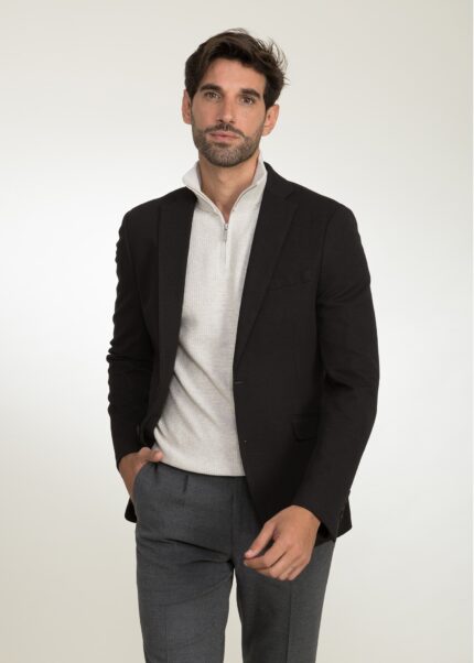 Chaqueta Bicycle Rota negra granulada