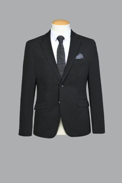Traje Capelhi Pireo negro cuadrillé semi slim fit