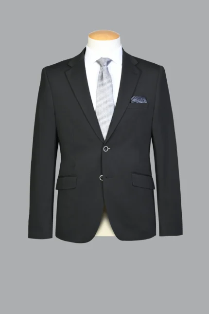 Traje Capelhi Pireo negro elástico semi slim fit