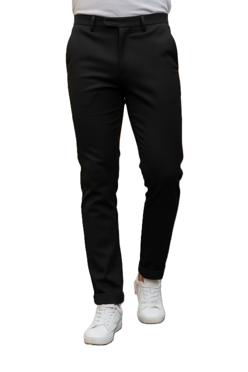 124001 (1) Pantalón hombre Pertegaz slim gris marengo slim fit