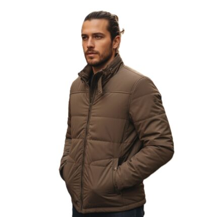 Parka corta Pertegaz color tostado