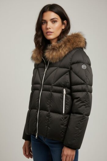 Parka mujer Donjaz Romina acolchada negra Lucas LCS Benissa