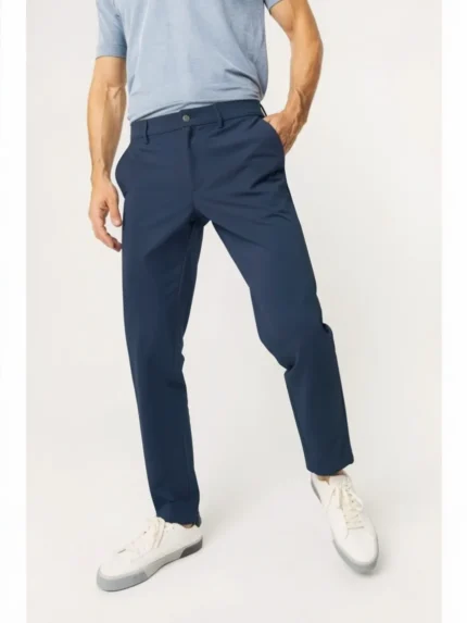 Pantalón técnico elástico hombre azul marino Pertegaz