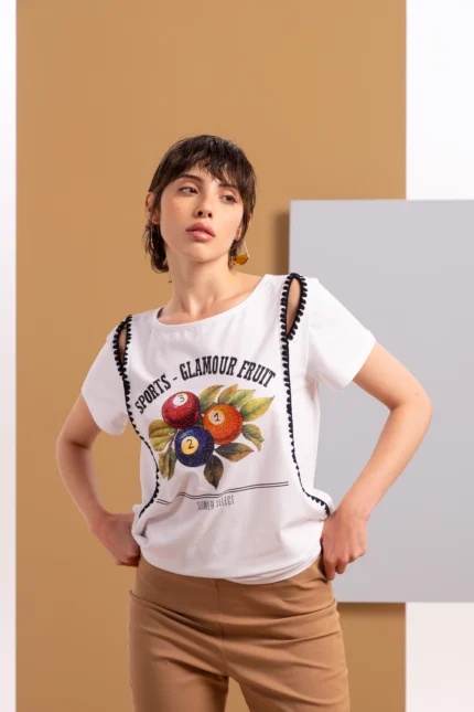Camiseta mujer estampado billar Z.O.E.