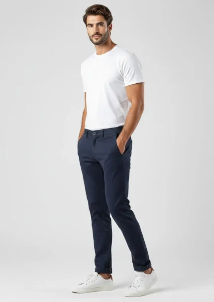Pantalón chino hombre azul marino BX Jeans
