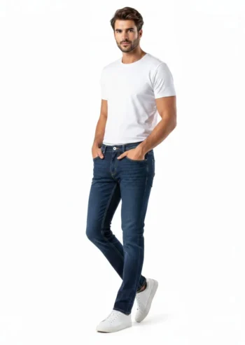 Vaquero slim hombre azul medio BX Jeans