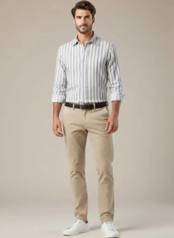 Camisa hombre rayas Corsare fabricada en España